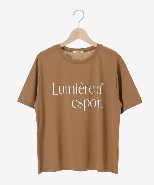le.coeur blanc（ルクールブラン）の「Lumiere d' espoir.ロゴTシャツ（Tシャツ/カットソー・レディース・グレー/モカ・38）」の19枚目の写真