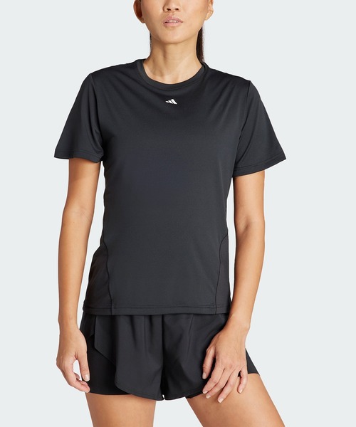 adidas(アディダス)の「Designed for Training 半袖Tシャツ / アディダス adidas(Tシャツ/カットソー・レディース・ブラック/ホワイト・LARGE/MEDIUM/SMALL/X-LARGE/X-SMALL/XX-LARGE)」の1枚目の写真
