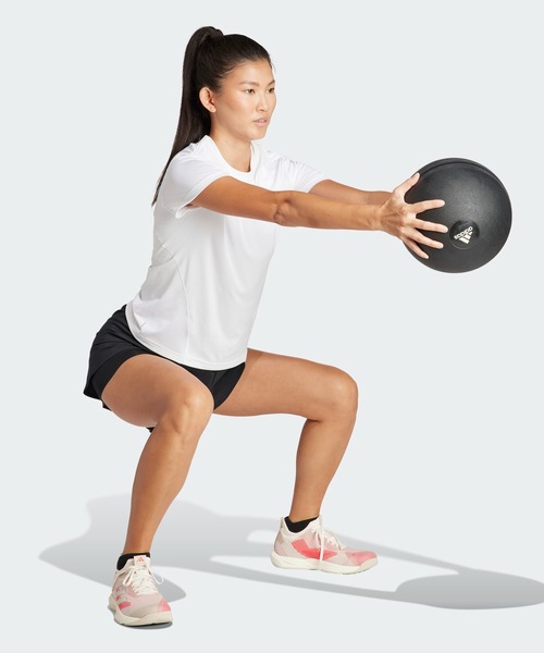 adidas(アディダス)の「Designed for Training 半袖Tシャツ / アディダス adidas(Tシャツ/カットソー・レディース・ブラック/ホワイト・LARGE/MEDIUM/SMALL/X-LARGE/X-SMALL/XX-LARGE)」の10枚目の写真