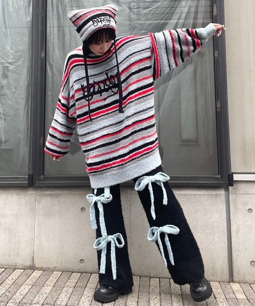 Candy Stripper（キャンディストリッパー）の「FLUFFY RIBBON KNIT