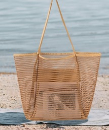 Pochi Pouch/大容量 メッシュ バッグ トラベル ビーチ トートバッグ