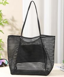 Pochi Pouch/大容量 メッシュ バッグ トラベル ビーチ トートバッグ