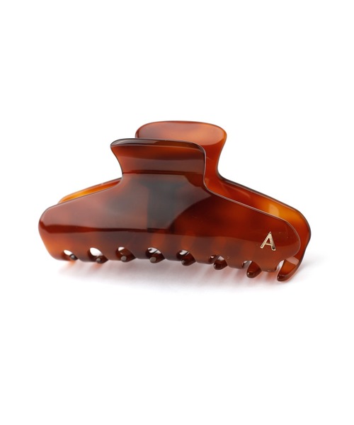 ANEMONE（アネモネ）の「フランス製マーブルバンス[L]（バレッタ/ヘアクリップ・レディース・ベージュ/マルチ/キャメル/ホワイト・FREE）」の6枚目の写真