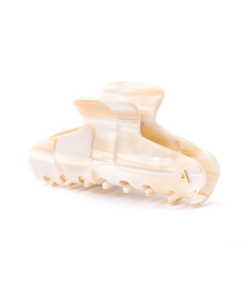 ANEMONE（アネモネ）の「フランス製マーブルバンス[L]（バレッタ/ヘアクリップ・レディース・ベージュ/マルチ/キャメル/ホワイト・FREE）」の7枚目の写真