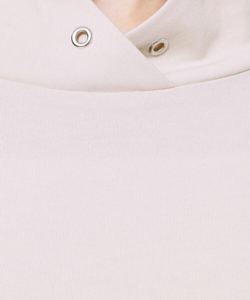 DRESKIP（ドレスキップ）の「◆【高レビュー/UV】さらりと大人カジュアルな装いに 抜け襟Tシャツ（Tシャツ/カットソー・レディース・ブラック/カーキ/ライトベージュ/イエロー/オフホワイト/グリーン・02/03/04）」の17枚目の写真