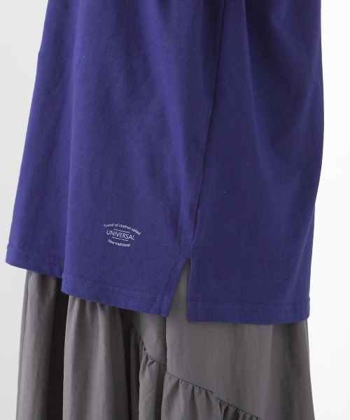 OMNES（オムネス）の「ユニセックス　バイオポリウォッシュ6分袖フットボールTシャツ（Tシャツ/カットソー・レディース・ブラック系その他/ブラック/ホワイト系その他/グレー/ブルー系その他/ホワイト/ネイビー/グレー系その他・LARGE/MEDIUM）」の12枚目の写真