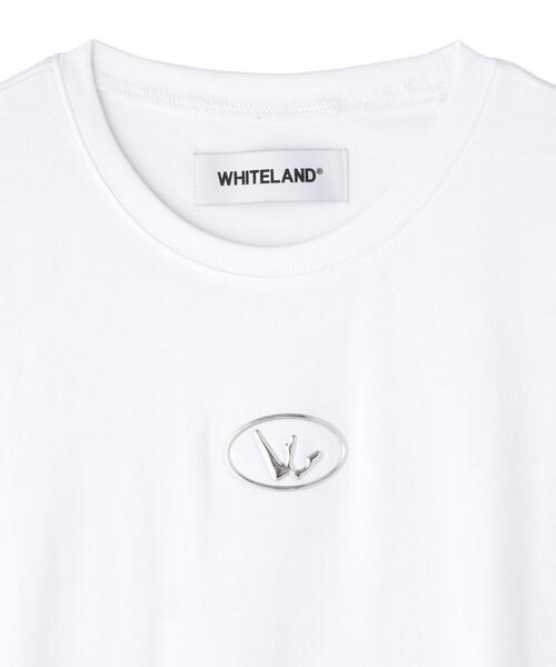 WHITELAND(ホワイトランド)の「WHITELAND/ホワイトランド/NEW LOGO ノースリーブ(タンクトップ・レディース・ブラック/ホワイト・F)」の7枚目の写真