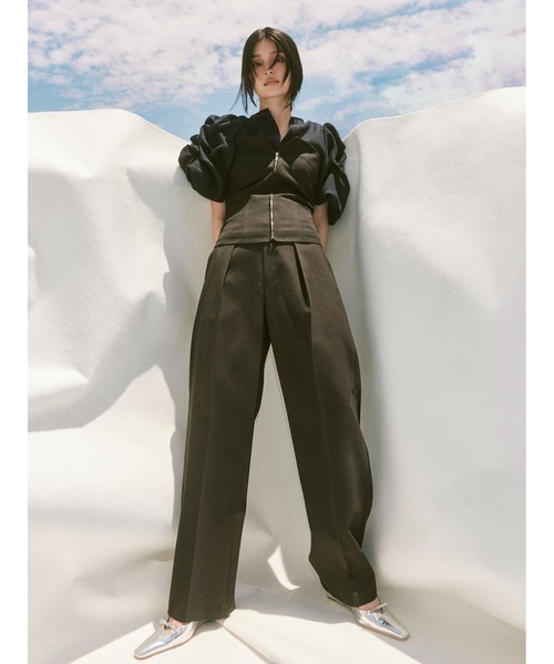 ドライクロスハイウエストパンツ（スラックス）｜FRAY I.D