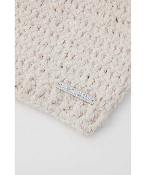 SLY(スライ)の「MOLE YARN KITTY BEANIE モール ヤーン キティー ビーニー 猫耳(ニットキャップ/ビーニー・レディース・ブラック/アイボリー・FREE)」の16枚目の写真