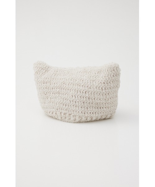 SLY(スライ)の「MOLE YARN KITTY BEANIE モール ヤーン キティー ビーニー 猫耳(ニットキャップ/ビーニー・レディース・ブラック/アイボリー・FREE)」の13枚目の写真