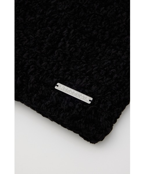 SLY(スライ)の「MOLE YARN KITTY BEANIE モール ヤーン キティー ビーニー 猫耳(ニットキャップ/ビーニー・レディース・ブラック/アイボリー・FREE)」の8枚目の写真