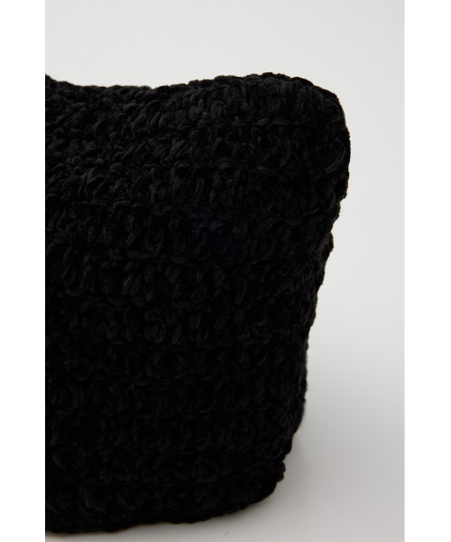 SLY(スライ)の「MOLE YARN KITTY BEANIE モール ヤーン キティー ビーニー 猫耳(ニットキャップ/ビーニー・レディース・ブラック/アイボリー・FREE)」の4枚目の写真