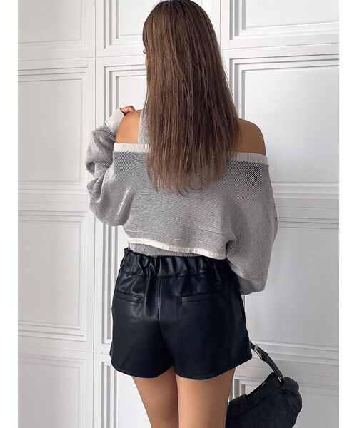 GYDA（ジェイダ）の「MANY WAYニットSETトップス（アンサンブル・レディース・その他/その他2/オフホワイト・FREE）」の9枚目の写真