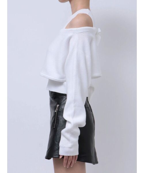 GYDA（ジェイダ）の「MANY WAYニットSETトップス（アンサンブル・レディース・その他/その他2/オフホワイト・FREE）」の19枚目の写真