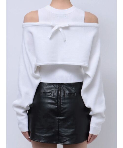 GYDA（ジェイダ）の「MANY WAYニットSETトップス（アンサンブル・レディース・その他/その他2/オフホワイト・FREE）」の20枚目の写真