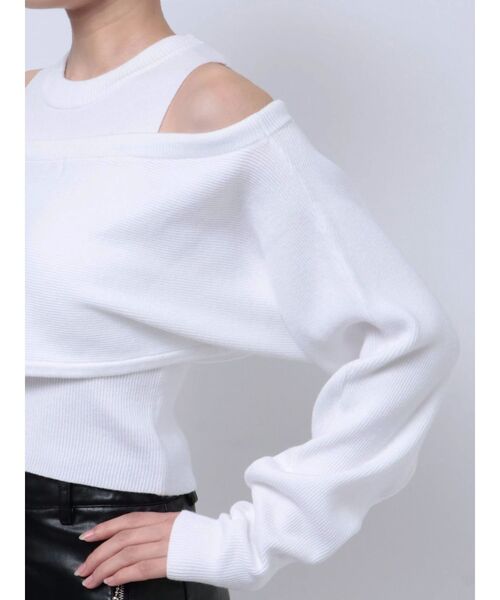 GYDA（ジェイダ）の「MANY WAYニットSETトップス（アンサンブル・レディース・その他/その他2/オフホワイト・FREE）」の22枚目の写真