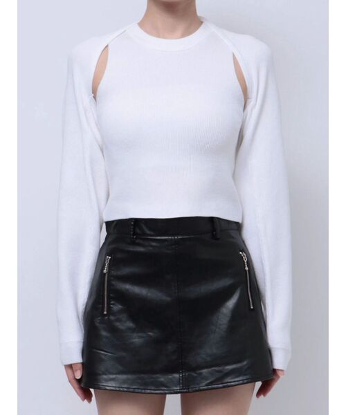 GYDA（ジェイダ）の「MANY WAYニットSETトップス（アンサンブル・レディース・その他/その他2/オフホワイト・FREE）」の13枚目の写真