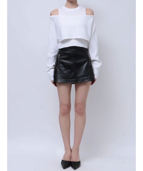 GYDA（ジェイダ）の「MANY WAYニットSETトップス（アンサンブル・レディース・その他/その他2/オフホワイト・FREE）」の18枚目の写真