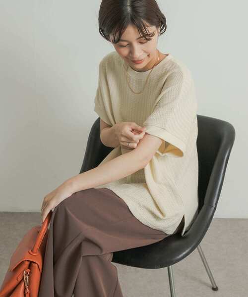 【セール】柄編みカットプルオーバー（Tシャツ/カットソー）｜URBAN RESEARCH DOORS（アーバンリサーチドアーズ）