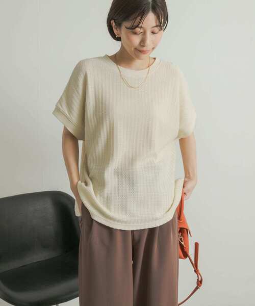【セール】柄編みカットプルオーバー（Tシャツ/カットソー）｜URBAN RESEARCH DOORS（アーバンリサーチドアーズ）