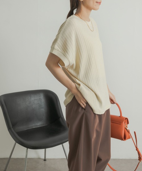 【セール】柄編みカットプルオーバー（Tシャツ/カットソー）｜URBAN RESEARCH DOORS（アーバンリサーチドアーズ）