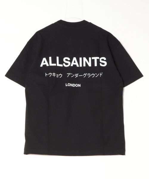 ALLSAINTS(オールセインツ)の「UNDERGROUND OVERSIZED CREW NECK T-SHIRT | アンダーグラウンド オーバーサイズ クルー ネック Tシャツ(Tシャツ/カットソー・メンズ・ブラック・XS/S/L/XL/M)」の8枚目の写真