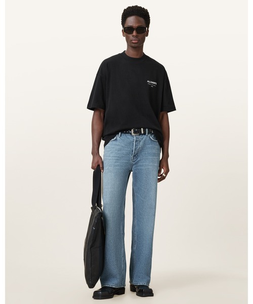 ALLSAINTS(オールセインツ)の「UNDERGROUND OVERSIZED CREW NECK T-SHIRT | アンダーグラウンド オーバーサイズ クルー ネック Tシャツ(Tシャツ/カットソー・メンズ・ブラック・XS/S/L/XL/M)」の12枚目の写真
