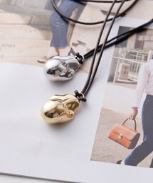 Chez toi（シェトワ）の「レザー紐ワンポイントネックレス（リング）」