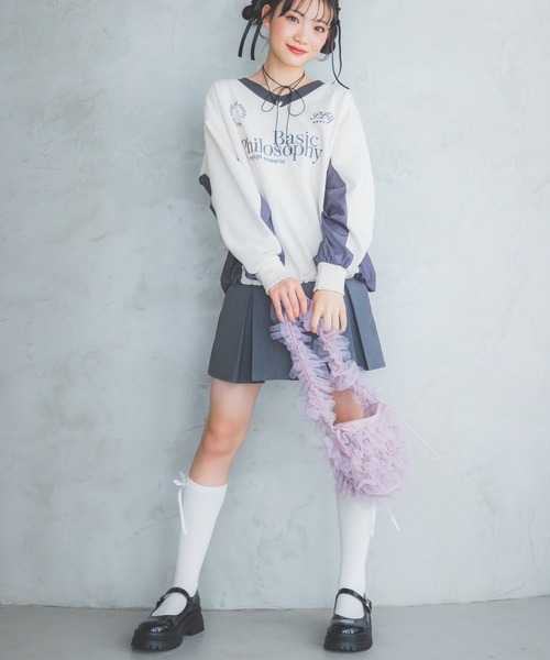 repipi armario（レピピ アルマリオ）の「フリフリチュールショルダー（ショルダーバッグ・キッズ・ホワイト/ピンク/ブラック・FREE）」の4枚目の写真