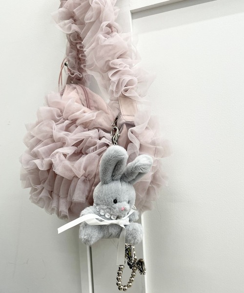 repipi armario（レピピ アルマリオ）の「フリフリチュールショルダー（ショルダーバッグ・キッズ・ホワイト/ピンク/ブラック・FREE）」の11枚目の写真