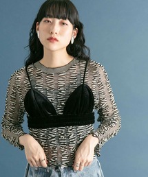 KBF | ベロアコンパクトブラ(その他トップス)