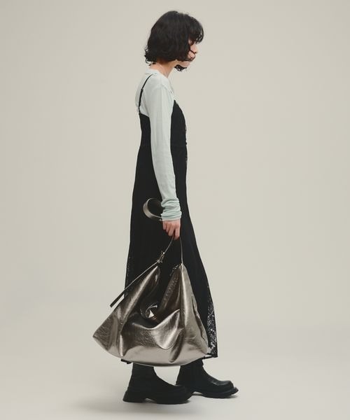 eL(エル)の「【eL】Lace Patchwork Tight One-piece/147524(ワンピース・レディース・ブラック/アイボリー/レッド・FREE)」の22枚目の写真