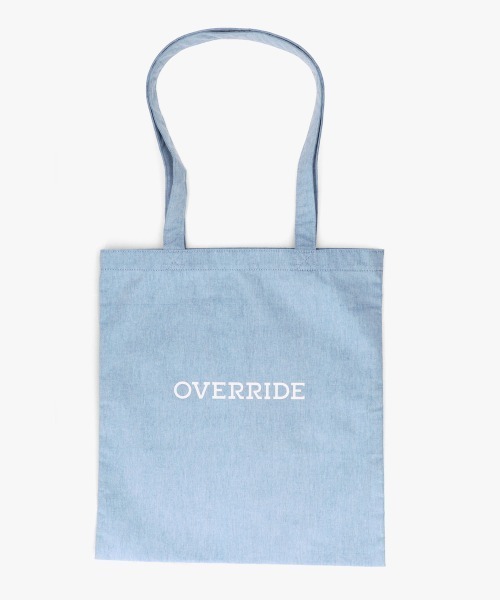 OVERRIDE（オーバーライド）の「MONKEY STUDIO X OVERRIDE TOTE BAG / オーバーライド（トートバッグ・レディース・キャメル/ブルー/ネイビー・FREE）」の7枚目の写真
