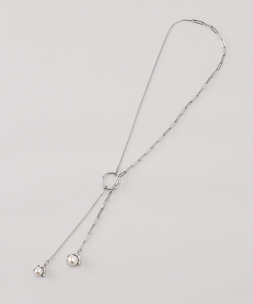 Spick & Span(スピックアンドスパン)の「ADER Bijoux / アデル ビジュー VAGUE chain raliet(ネックレス・レディース・シルバー・FREE)」の6枚目の写真