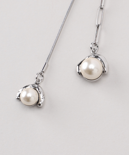 Spick & Span(スピックアンドスパン)の「ADER Bijoux / アデル ビジュー VAGUE chain raliet(ネックレス・レディース・シルバー・FREE)」の4枚目の写真