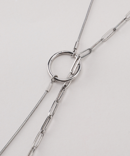 Spick & Span(スピックアンドスパン)の「ADER Bijoux / アデル ビジュー VAGUE chain raliet(ネックレス・レディース・シルバー・FREE)」の3枚目の写真