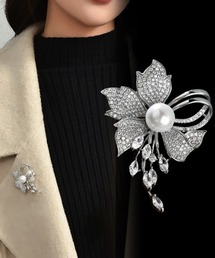 Coo+i（クーイ）の「デザインパールブローチ（ブローチ/コサージュ）」