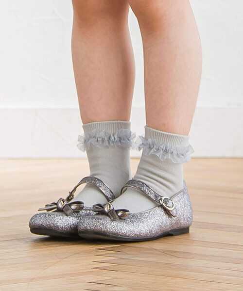 美品】タルティーヌ エ ショコラ ラメグリッターシューズ 19cm