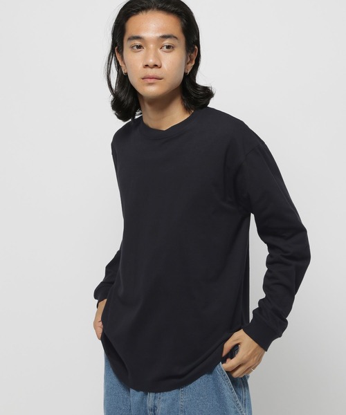 HANES（ヘインズ）の「【Hanes(ヘインズ)】別注BEEFYロンT（Tシャツ/カットソー・メンズ・チャコール/ホワイト/ブラック/グレー・X-LARGE/LARGE/MEDIUM）」の3枚目の写真