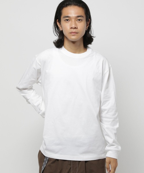 HANES（ヘインズ）の「【Hanes(ヘインズ)】別注BEEFYロンT（Tシャツ/カットソー・メンズ・チャコール/ホワイト/ブラック/グレー・X-LARGE/LARGE/MEDIUM）」の7枚目の写真