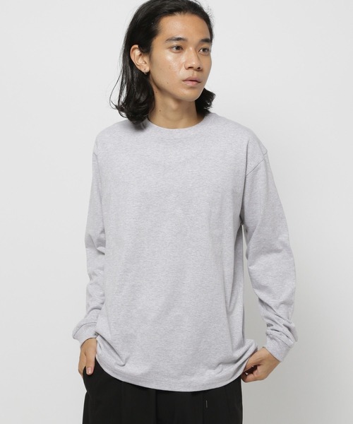 HANES（ヘインズ）の「【Hanes(ヘインズ)】別注BEEFYロンT（Tシャツ/カットソー・メンズ・チャコール/ホワイト/ブラック/グレー・X-LARGE/LARGE/MEDIUM）」の10枚目の写真