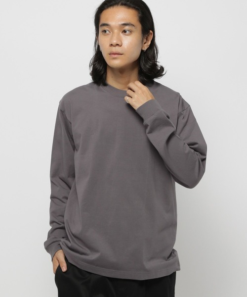 HANES（ヘインズ）の「【Hanes(ヘインズ)】別注BEEFYロンT（Tシャツ/カットソー・メンズ・チャコール/ホワイト/ブラック/グレー・X-LARGE/LARGE/MEDIUM）」の13枚目の写真