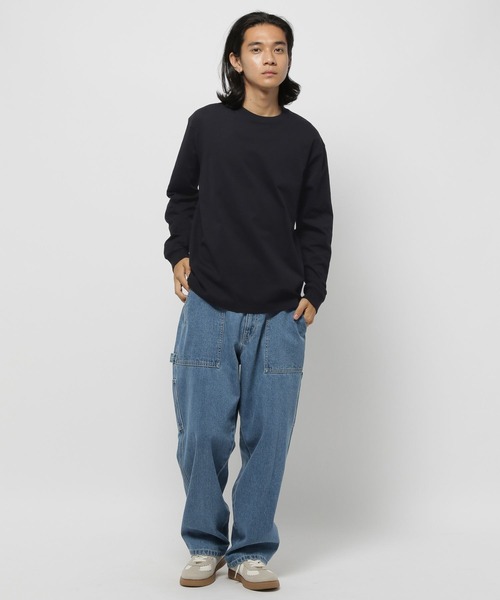 HANES（ヘインズ）の「【Hanes(ヘインズ)】別注BEEFYロンT（Tシャツ/カットソー・メンズ・チャコール/ホワイト/ブラック/グレー・X-LARGE/LARGE/MEDIUM）」の14枚目の写真