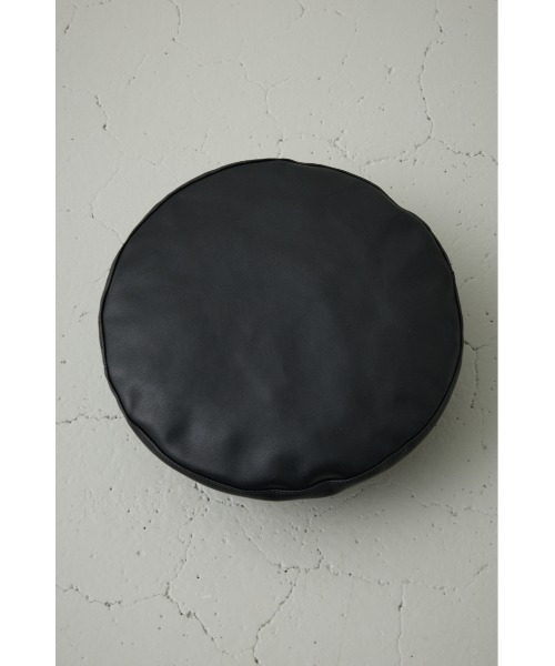 AZUL by moussy（アズールバイマウジー）の「MARY QUANT×AZUL　フェイクレザーベレー（ハンチング/ベレー帽・レディース・ブラック・FREE）」の6枚目の写真