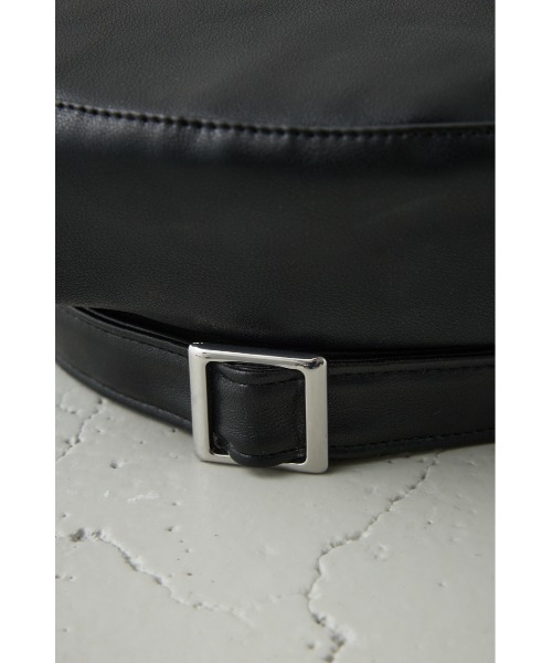 AZUL by moussy（アズールバイマウジー）の「MARY QUANT×AZUL　フェイクレザーベレー（ハンチング/ベレー帽・レディース・ブラック・FREE）」の4枚目の写真