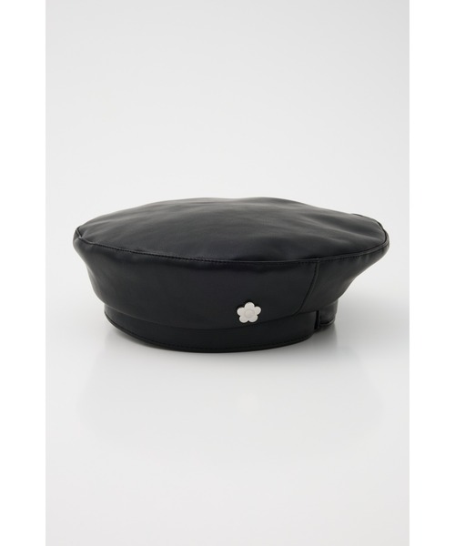 AZUL by moussy（アズールバイマウジー）の「MARY QUANT×AZUL　フェイクレザーベレー（ハンチング/ベレー帽・レディース・ブラック・FREE）」の13枚目の写真