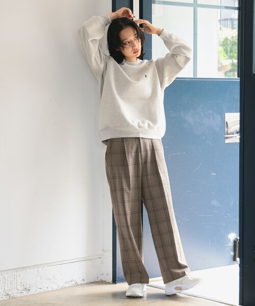 B:MING by BEAMS（ビーミングバイビームス）の「チェック柄 パンツ（S～M）（その他パンツ・レディース・ブラウン/グレー・MEDIUM/SMALL）」の12枚目の写真