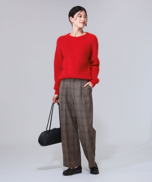 B:MING by BEAMS（ビーミングバイビームス）の「チェック柄 パンツ（S～M）（その他パンツ・レディース・ブラウン/グレー・MEDIUM/SMALL）」の17枚目の写真