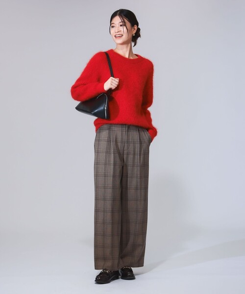 B:MING by BEAMS（ビーミングバイビームス）の「チェック柄 パンツ（S～M）（その他パンツ・レディース・ブラウン/グレー・MEDIUM/SMALL）」の19枚目の写真