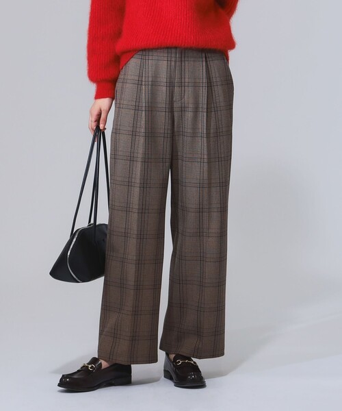 B:MING by BEAMS（ビーミングバイビームス）の「チェック柄 パンツ（S～M）（その他パンツ・レディース・ブラウン/グレー・MEDIUM/SMALL）」の21枚目の写真
